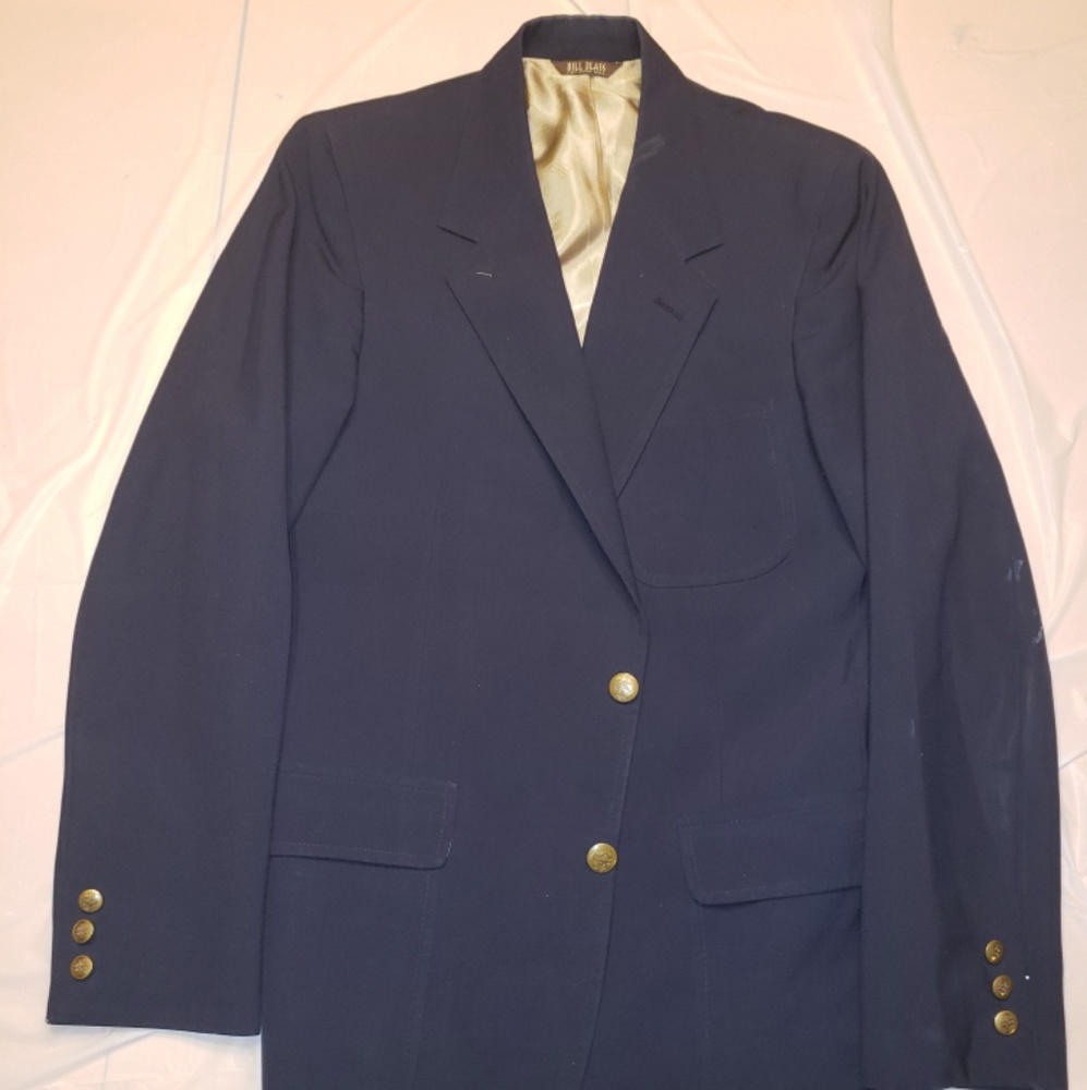 Bill Blass Suit Coat Navy